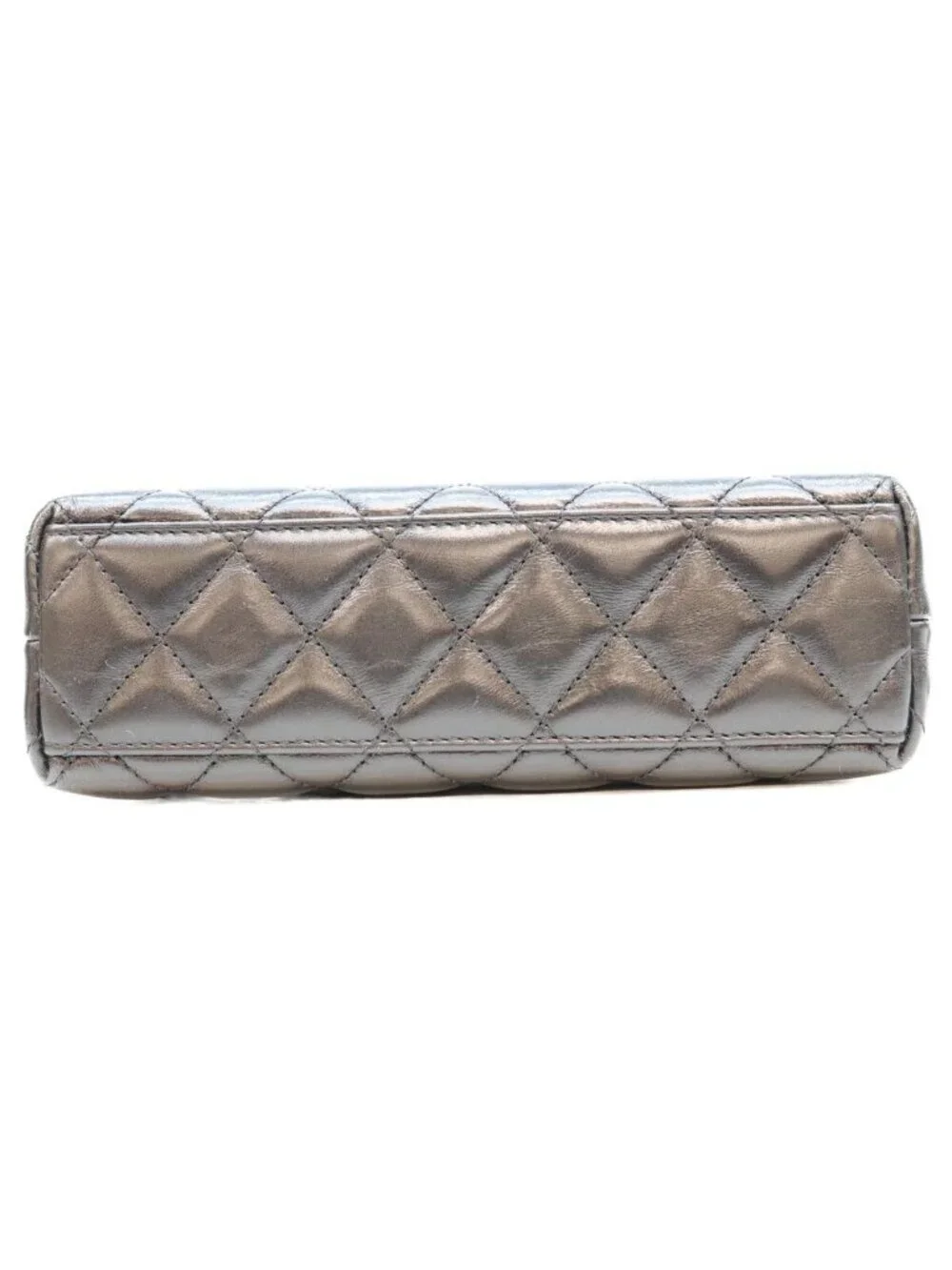 Chanel Black Calfskin Quilted Mini Shopping Shoulder Bag